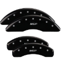 Picture of MGP 4 Caliper Covers Engraved Front & Rear Oval logo-Ford Yellow finish black ch