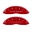 Picture of MGP 4 Caliper Covers Engraved Front & Rear Explorer Red finish silver ch