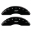 Picture of MGP 4 Caliper Covers Engraved Front & Rear MGP Black finish silver ch