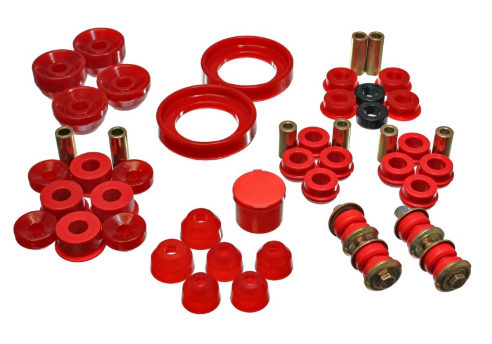Picture of Energy Suspension 90-93 Honda Accord-Odyssey Red Hyper-Flex Master Bushing Set