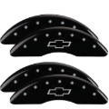 Picture of MGP Front set 2 Caliper Covers Engraved Front Sonic Yellow finish black ch