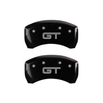 Picture of MGP Rear set 2 Caliper Covers Engraved Rear 2015-Bar & Pony Black finish silver ch