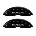 Picture of MGP 4 Caliper Covers Engraved Front Honda Engraved Rear H Logo Black finish silver ch