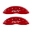 Picture of MGP 4 Caliper Covers Engraved Front & Rear RT Red finish silver ch