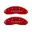 Picture of MGP 4 Caliper Covers Engraved Front & Rear With out stripes-Journey Red finish silver ch