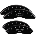 Picture of MGP 4 Caliper Covers Engraved Front & Rear With out stripes-Journey Yellow finish black ch