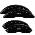 Picture of MGP 4 Caliper Covers Engraved Front & Rear With stripes-Journey Yellow finish black ch