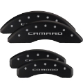 Picture of MGP 4 Caliper Covers Engraved Front & Rear RT Black finish silver ch