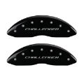 Picture of MGP 4 Caliper Covers Engraved Front Block-Challenger Engraved Rear Vintage Style-RT Blk fnsh slvr ch