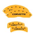 Picture of MGP 4 Caliper Covers Engraved Front & Rear MGP Black finish silver ch