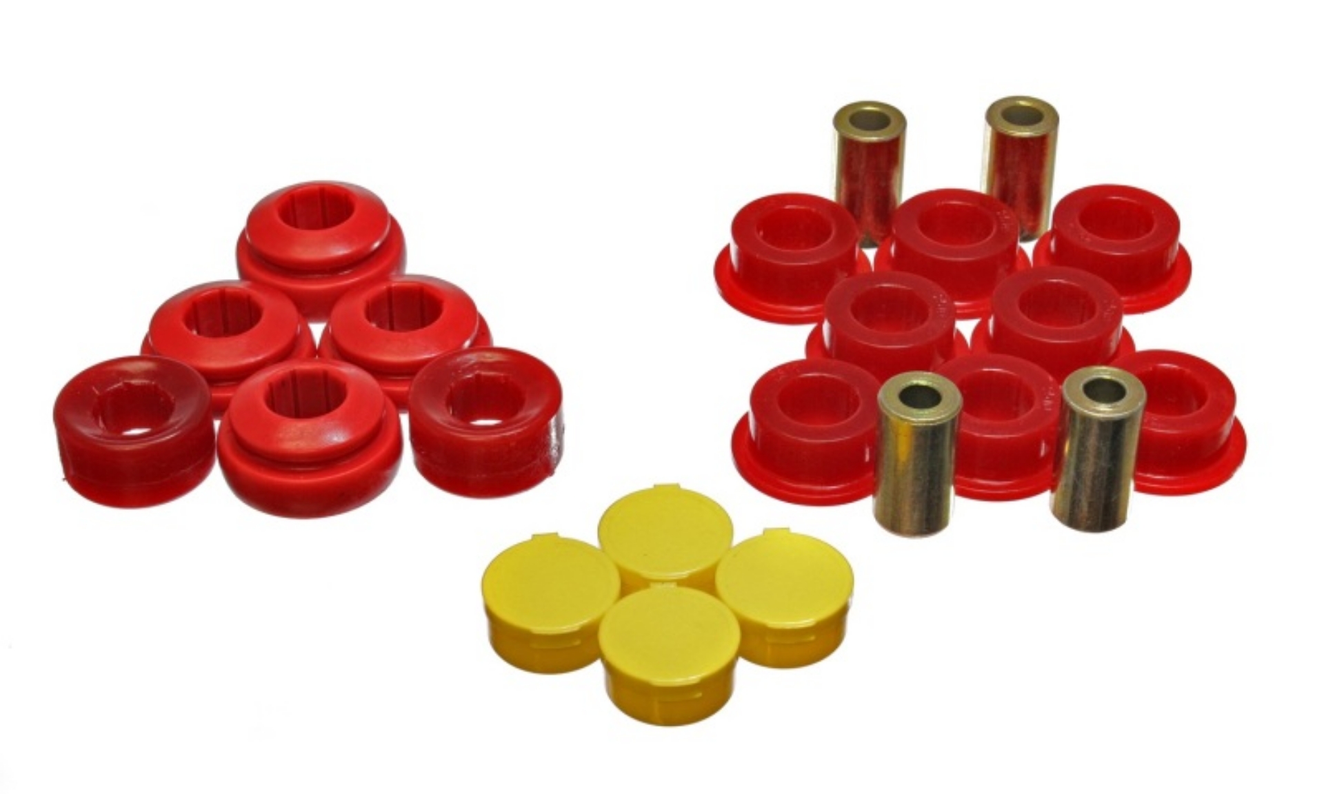 Picture of Energy Suspension 01-05 Honda Civic-CRX - 02-05 Civic Si Red Rear Control Arm Bushing Set