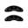 Picture of MGP 4 Caliper Covers Engraved Front & Rear With out stripes-Dodge Black finish silver ch