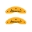 Picture of MGP 4 Caliper Covers Engraved Front & Rear With out stripes-Dart Yellow finish black ch