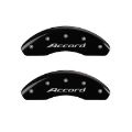 Picture of MGP 4 Caliper Covers Engraved Front Accord Engraved Rear Accord Black finish silver ch