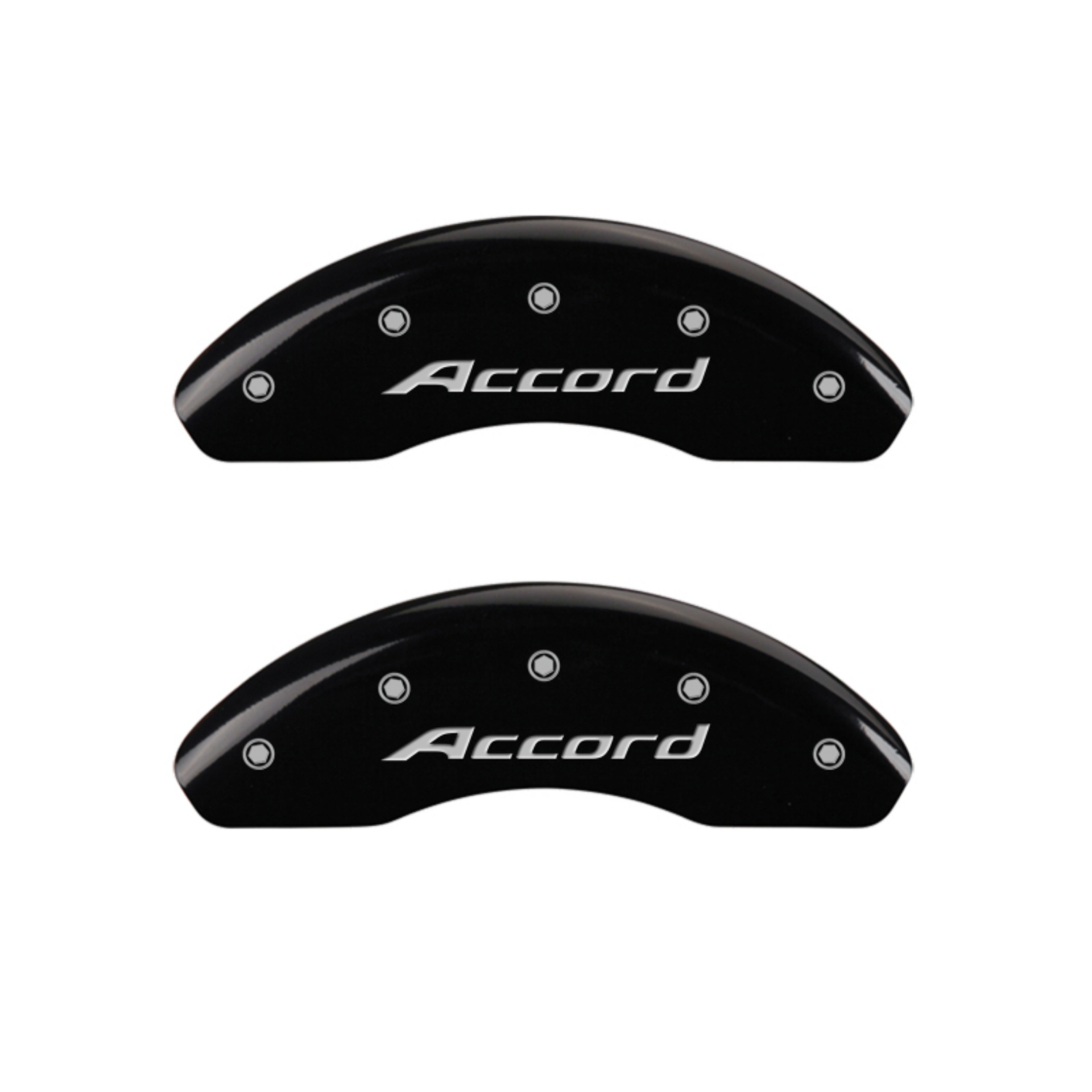 Picture of MGP 4 Caliper Covers Engraved Front Accord Engraved Rear Accord Black finish silver ch