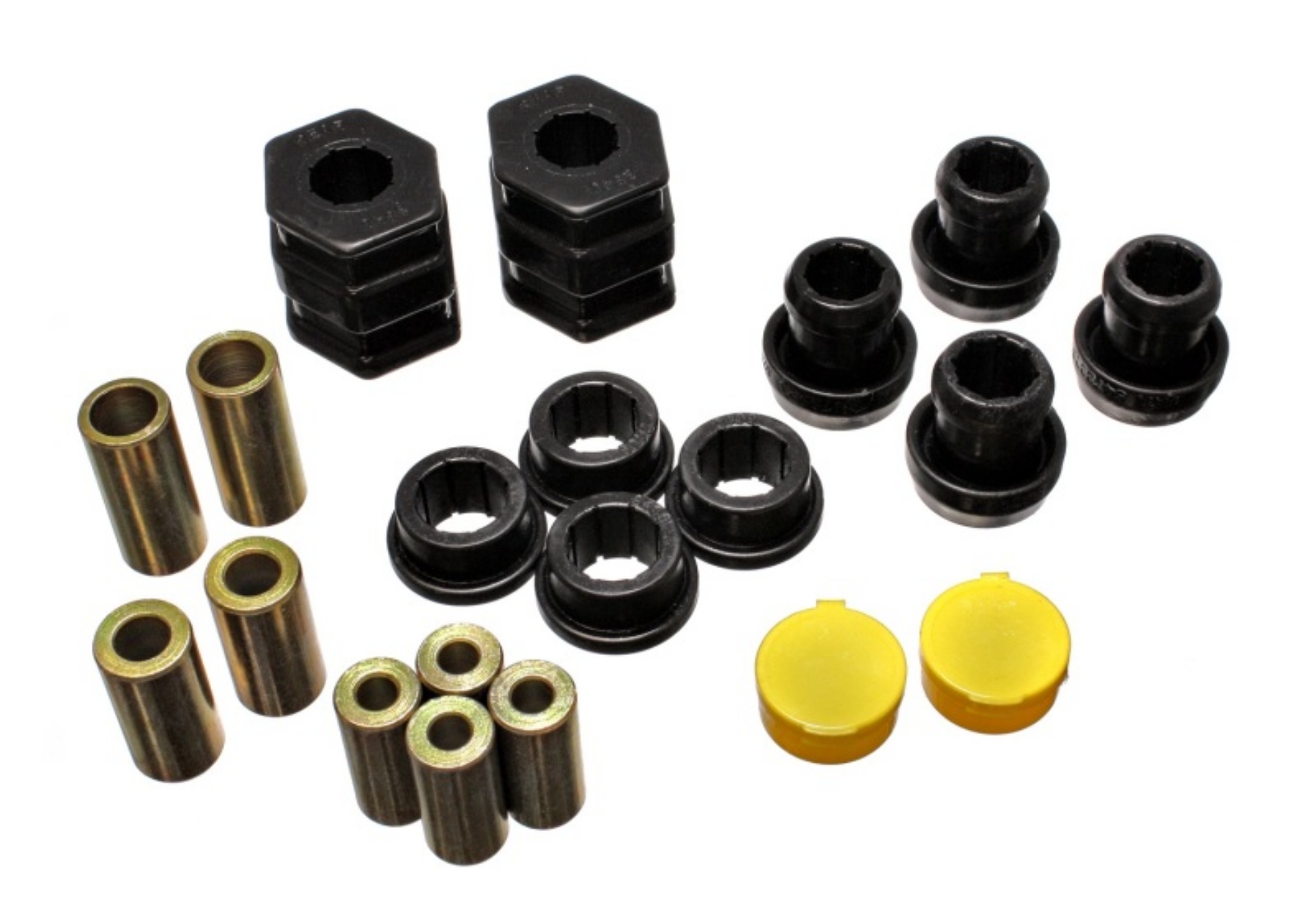 Picture of Energy Suspension 96-00 Honda Civic-CRX Black Front Control Arm Bushing Set
