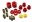 Picture of Energy Suspension 96-00 Honda Civic-CRX Red Front Control Arm Bushing Set