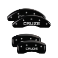 Picture of MGP 4 Caliper Covers Engraved Front & Rear MGP Black finish silver ch