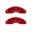 Picture of MGP 4 Caliper Covers Engraved Front & Rear Impala style-SS Red finish silver ch