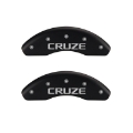Picture of MGP 4 Caliper Covers Engraved Front & Rear MGP Red finish silver ch