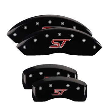 Picture of MGP 4 Caliper Covers Engraved Front & Rear ST Black finish silver ch