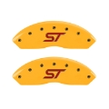 Picture of MGP 4 Caliper Covers Engraved Front & Rear ST Yellow finish black ch
