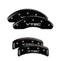 Picture of MGP 4 Caliper Covers Engraved Front & Rear MGP Black finish silver ch