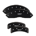 Picture of MGP 4 Caliper Covers Engraved Front & Rear MGP Red finish silver ch