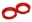 Picture of Energy Suspension 96-00 Honda Civic-CRX - 99-00 Honda Civic Si Red Front Coil Spring Isolator Set