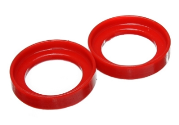 Picture of Energy Suspension 96-00 Honda Civic-CRX - 99-00 Honda Civic Si Red Front Coil Spring Isolator Set
