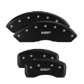 Picture of MGP 4 Caliper Covers Engraved Front & Rear MGP Red finish silver ch