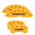 Picture of MGP 4 Caliper Covers Engraved Front & Rear MGP Red finish silver ch