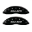 Picture of MGP 4 Caliper Covers Engraved Front & Rear SHO Black finish silver ch