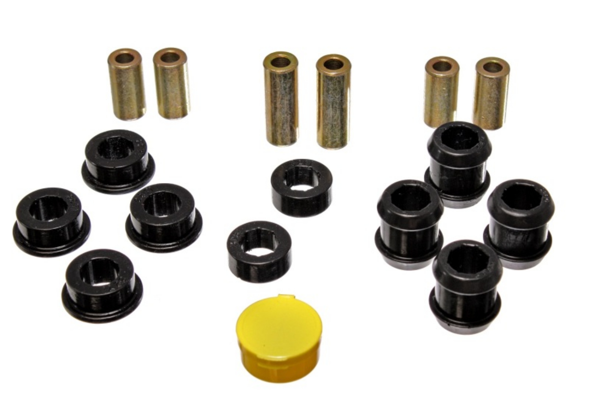 Picture of Energy Suspension 88-91 Honda Civic-CRX Black Front Control Arm Bushing Set