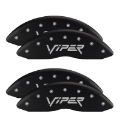 Picture of MGP 4 Caliper Covers Engraved Front & Rear MGP Red finish silver ch