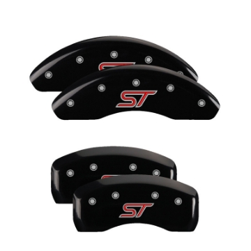 Picture of MGP 4 Caliper Covers Engraved Front & Rear ST Black finish silver ch