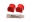 Picture of Energy Suspension 88-91 Honda Civic-CRX Red 19mm Front Sway Bar Bushings