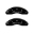 Picture of MGP 4 Caliper Covers Engraved Front Accord Engraved Rear Accord Black finish silver ch