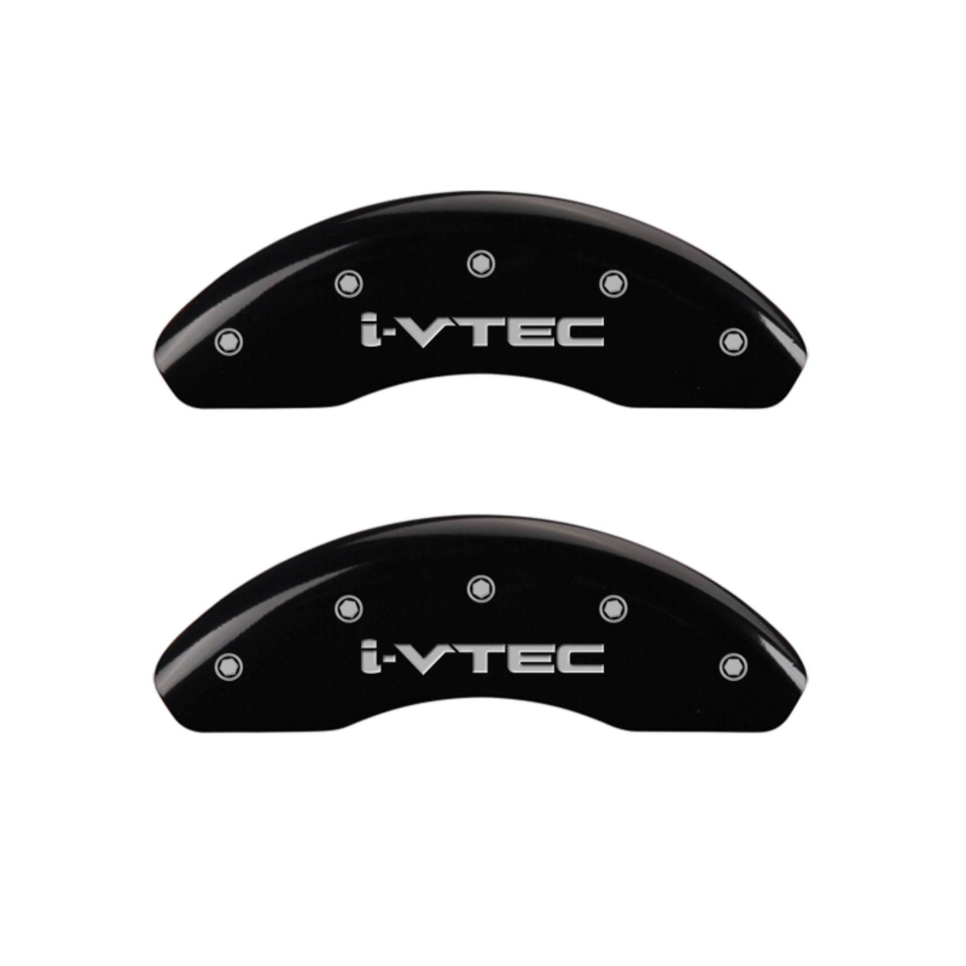 Picture of MGP 4 Caliper Covers Engraved Front & Rear i-Vtec Black finish silver ch