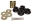 Picture of Energy Suspension 84-87 Honda Civic-CRX Black Front Control Arm Bushing Set