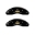 Picture of MGP Front set 2 Caliper Covers Engraved Front Chevy racing Black finish silver ch