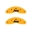 Picture of MGP 4 Caliper Covers Engraved Front JEEP Engraved Rear JEEP Grill logo Yellow finish black ch