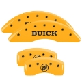 Picture of MGP 4 Caliper Covers Engraved Front & Rear MOPAR Yellow finish black ch