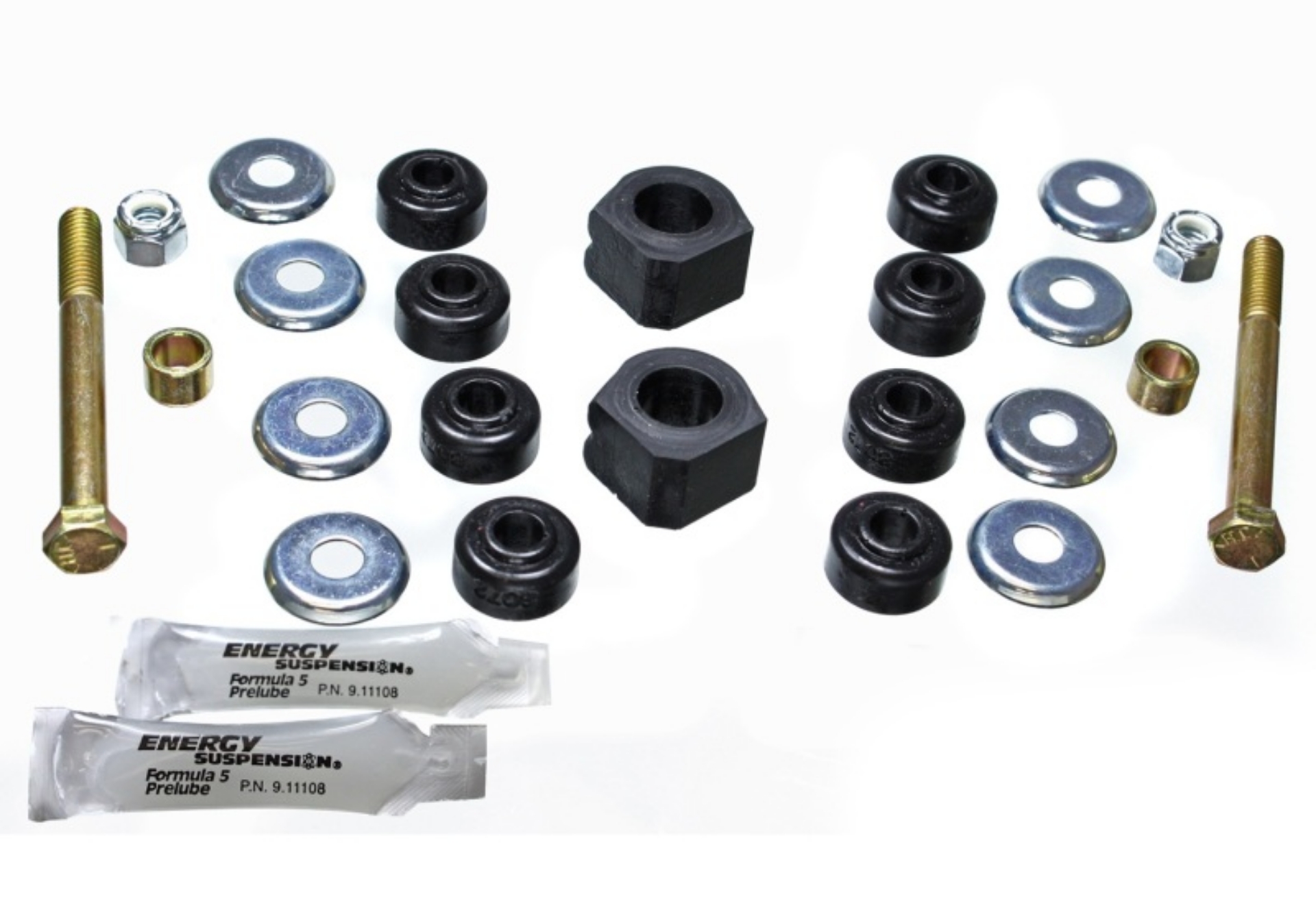 Picture of Energy Suspension 84-87 Honda Civic-CRX Black 18mm Front Sway Bar Bushings Sway Bar link bushings a