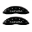 Picture of MGP 4 Caliper Covers Engraved Front Acura Engraved Rear MDX Black finish silver ch