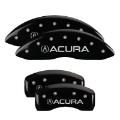 Picture of MGP 4 Caliper Covers Engraved Front & Rear MGP Black finish silver ch