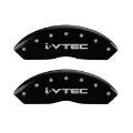 Picture of MGP 4 Caliper Covers Engraved Front & Rear i-Vtec Black finish silver ch