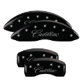 Picture of MGP 4 Caliper Covers Engraved Front & Rear MGP Black finish silver ch