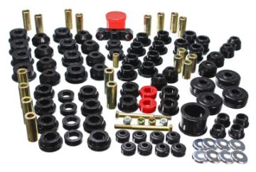 Picture of Energy Suspension 88-91 Honda Civic-CRX Black Hyper-Flex Master Bushing Set