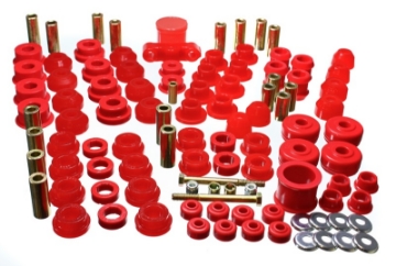 Picture of Energy Suspension 88-91 Honda Civic-CRX Red Hyper-Flex Master Bushing Set